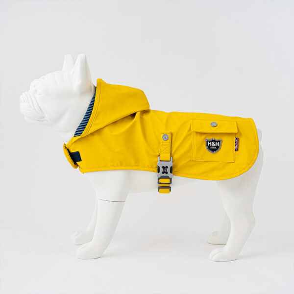 Hugo & Hudson Yellow Raincoat for Dogs