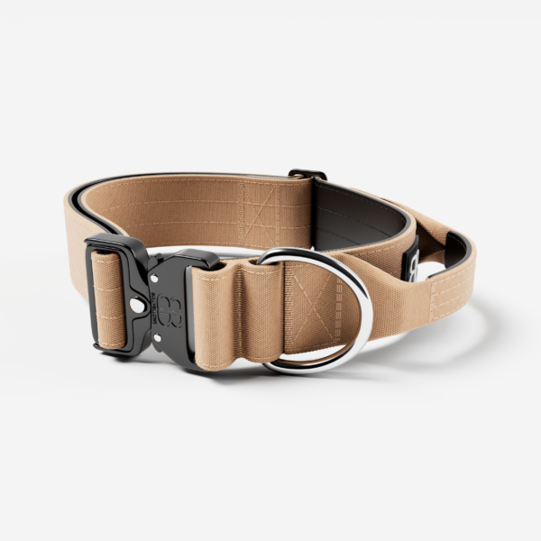 Bully Billows 5cm Combat Collar With Handle Military Tan