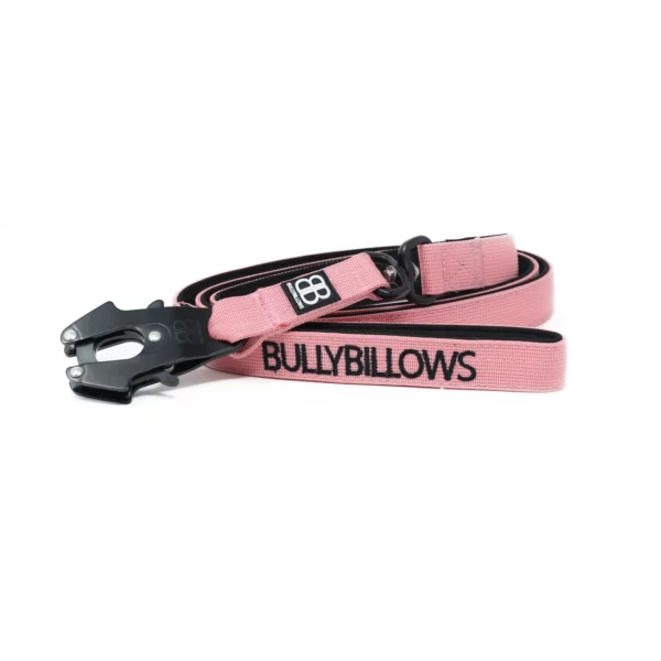Bully Billows Swivel Combat Dog Lead Pink