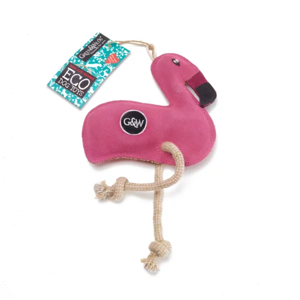 Green and Wilds Floyd the Flamingo, Eco Toy from Catdog Store