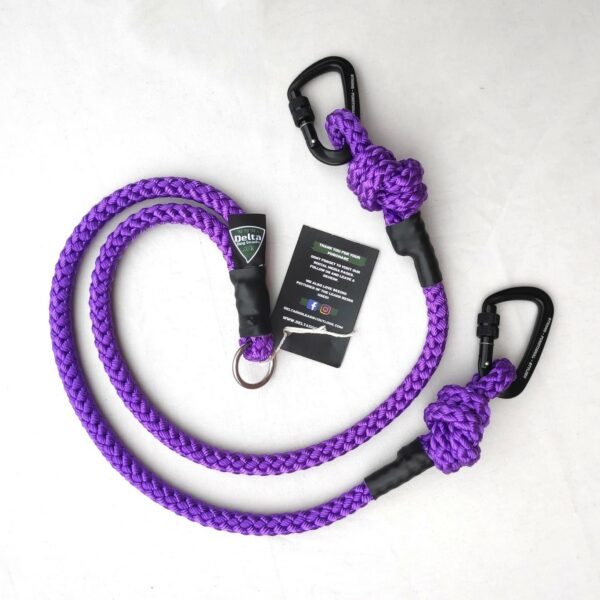 Delta 2 into 1 Adaptor | 0.9 Metre | Purple from Catdog Store