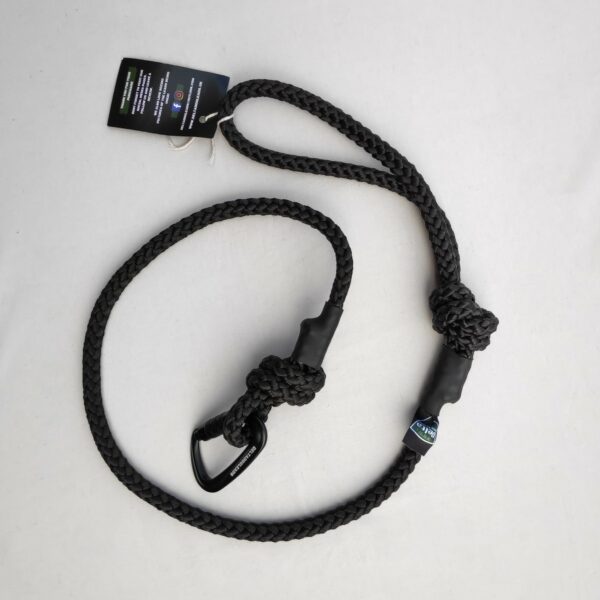 Delta Patrol Rope Dog Lead Black from Catdog Store