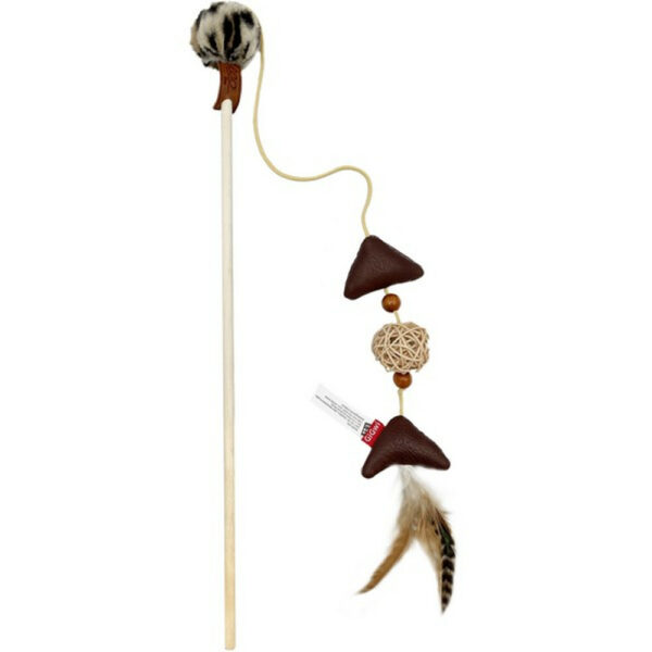 GiGwi Eco Line Cat Feather Teaser With Silvervine from Catdog Store