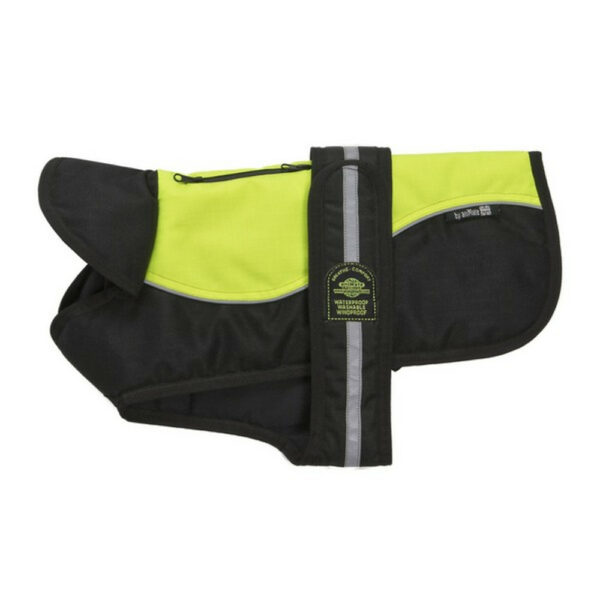Animate Reflective Hi Viz Black Padded Underbelly Harness Coat from Catdog Store