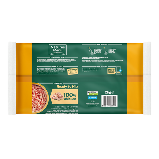 Natures Menu 100% Chicken Freeflow | 2kg - Image 2