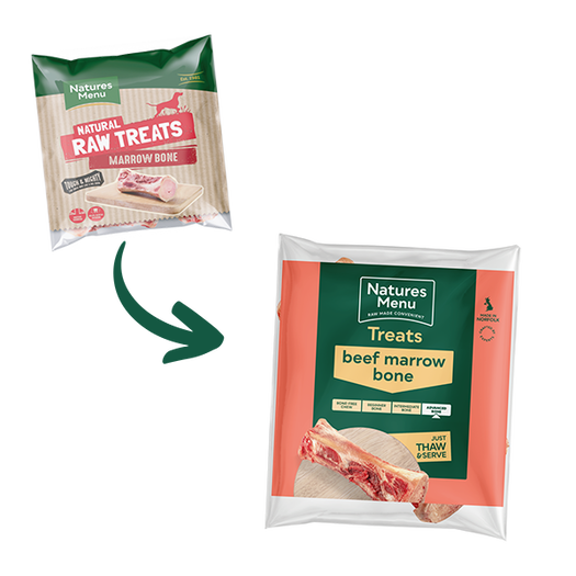 Natures Menu Frozen Raw Beef Marrowbone from Catdog Store