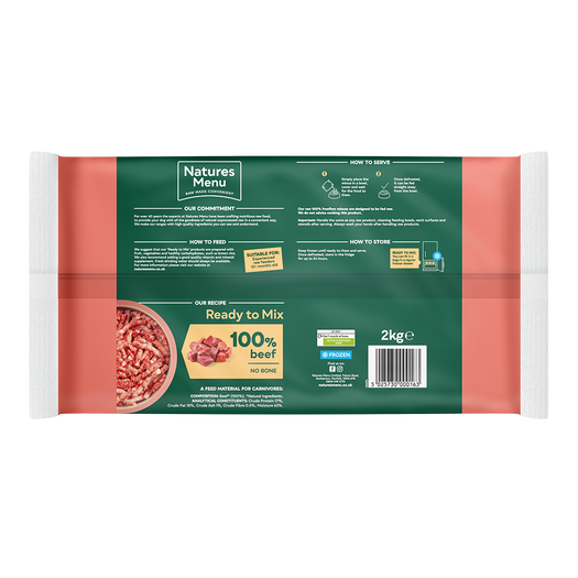 Natures Menu 100% Beef Freeflow | 2kg - Image 2